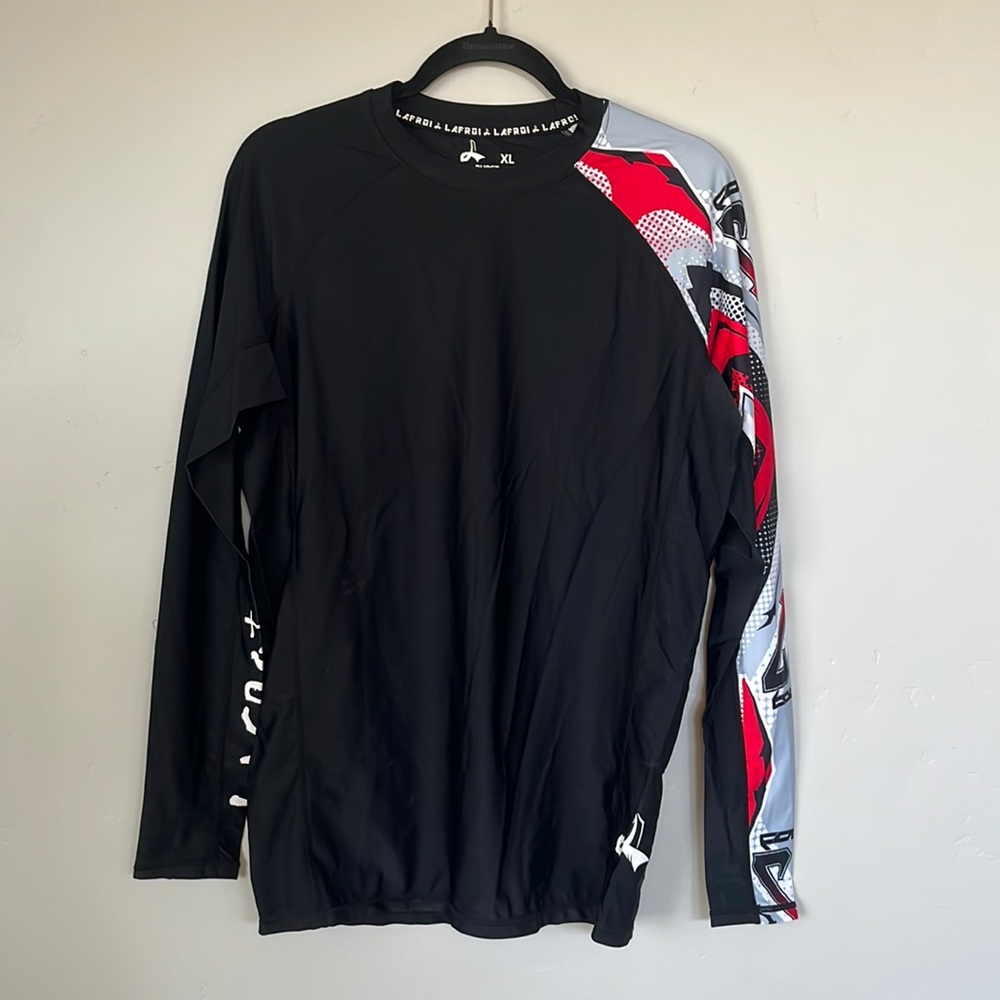 Lafroi | Long Sleeve UPF 50+ Base-layer Performance Fit Compression Rash Guard - Picture 4 of 5